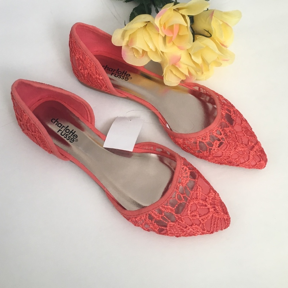 CHARLOTTE RUSSE FLATS BRAND NEW WITH TAGS US 6